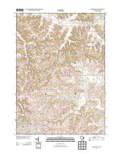 Cross Plains 2013 topographic map thumbnail