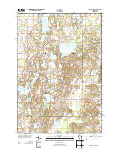 Trade Lake 2013 topographic map thumbnail