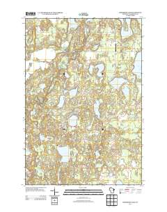 Horseshoe Lake 2013 topographic map thumbnail