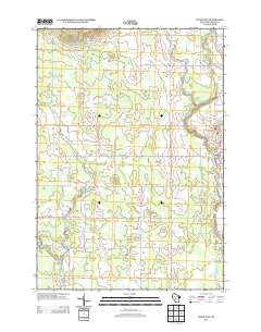 Pittsville 2013 topographic map thumbnail