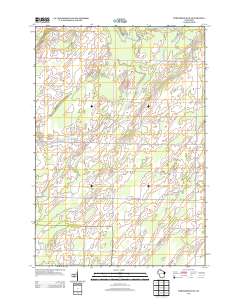 Porterfield SW 2013 topographic map thumbnail