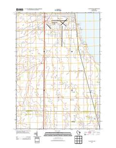 Van Dyne 2013 topographic map thumbnail