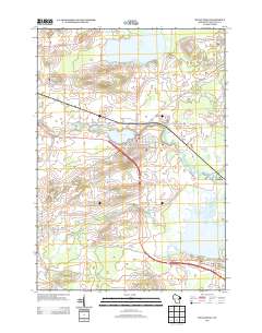 Weyauwega 2013 topographic map thumbnail