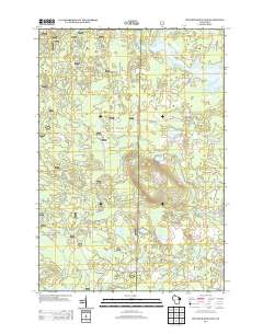 Thunder Mountain 2013 topographic map thumbnail