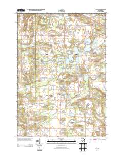 King 2013 topographic map thumbnail