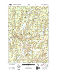 Blaisdell Lake 2013 topographic map thumbnail