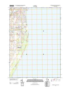 Sheboygan South 2013 topographic map thumbnail
