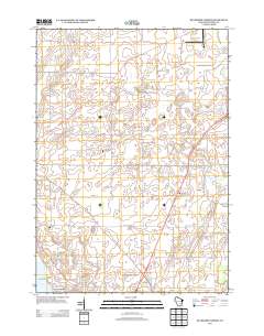 Buckhorn Corner 2013 topographic map thumbnail