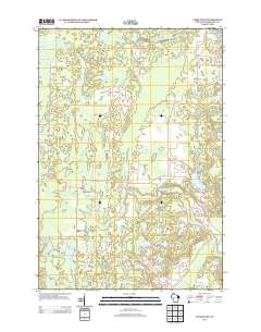 Athelstane 2013 topographic map thumbnail