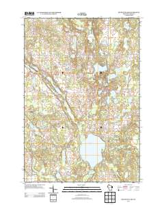Big Round Lake 2013 topographic map thumbnail