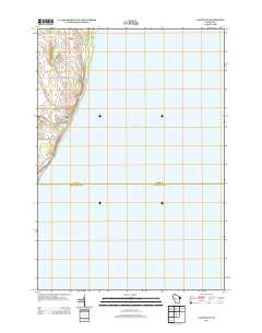 Algoma NE 2013 topographic map thumbnail