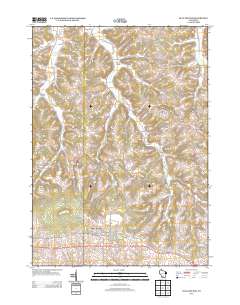 Blue Mounds 2013 topographic map thumbnail