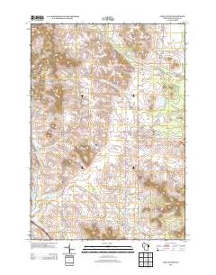 Alma Center 2013 topographic map thumbnail