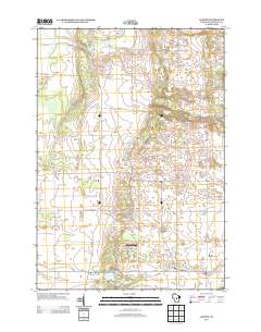Almond 2013 topographic map thumbnail