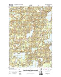 Anvil Lake 2013 topographic map thumbnail