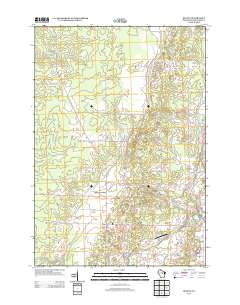 Bevent 2013 topographic map thumbnail