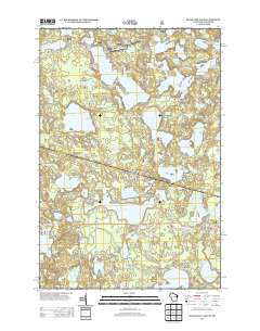 Black Oak Lake 2013 topographic map thumbnail