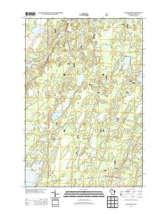 Gates Lake 2013 topographic map thumbnail