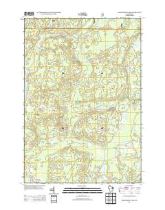 Fredenberg Lake 2013 topographic map thumbnail