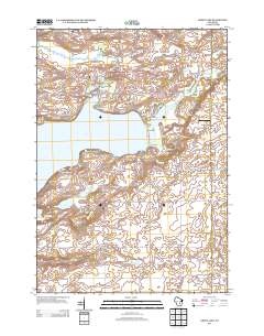 Green Lake 2013 topographic map thumbnail