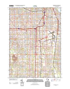 Greendale 2013 topographic map thumbnail
