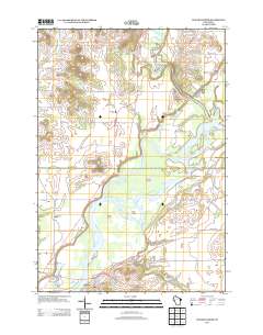 Durand North 2013 topographic map thumbnail