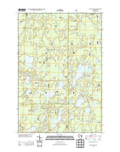 Clam Lake 2013 topographic map thumbnail