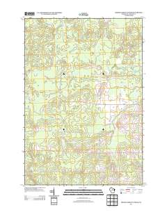 Fromm Lookout Tower 2013 topographic map thumbnail