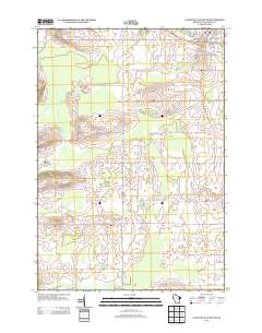 Clintonville South 2013 topographic map thumbnail