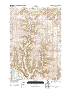 Diamond Bluff East 2013 topographic map thumbnail