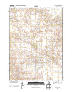 Evansville 2013 topographic map thumbnail