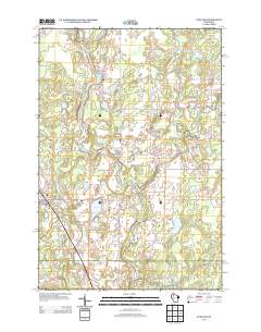 Exeland 2013 topographic map thumbnail