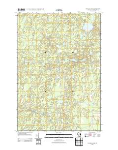 Coleman Lake 2013 topographic map thumbnail