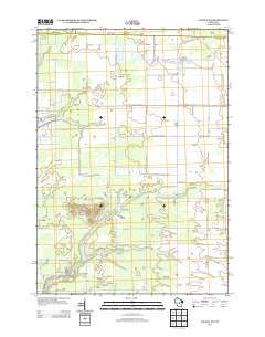 Coloma NW 2013 topographic map thumbnail