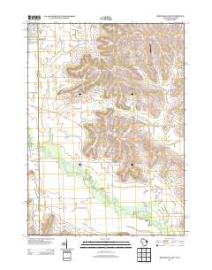 Brodhead East 2013 topographic map thumbnail