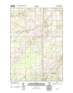 Lena 2013 topographic map thumbnail