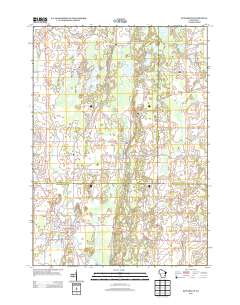 Kewaskum 2013 topographic map thumbnail
