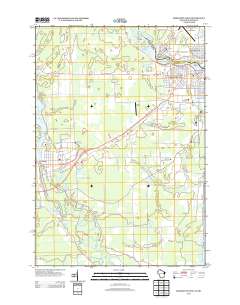 Marinette West 2013 topographic map thumbnail