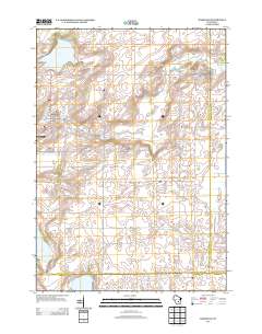 Markesan 2013 topographic map thumbnail