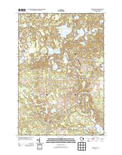 Harshaw 2013 topographic map thumbnail