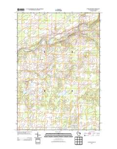 Jump River 2013 topographic map thumbnail