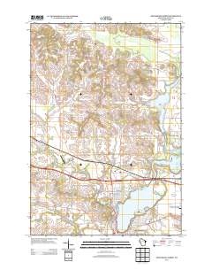 Menomonie North 2013 topographic map thumbnail