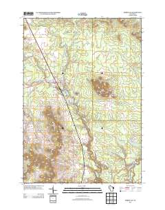 Merrillan 2013 topographic map thumbnail
