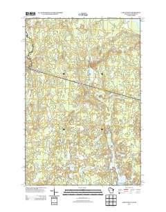 Lake Evelyn 2013 topographic map thumbnail