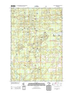 Lake Gordon 2013 topographic map thumbnail