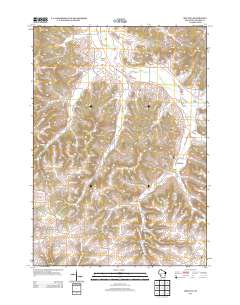 Melvina 2013 topographic map thumbnail