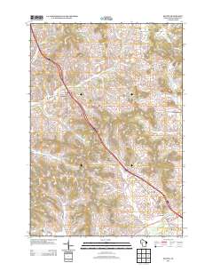 Hixton 2013 topographic map thumbnail