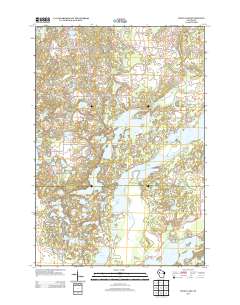 Chain Lake 2013 topographic map thumbnail