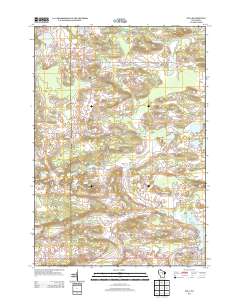 Iola 2013 topographic map thumbnail