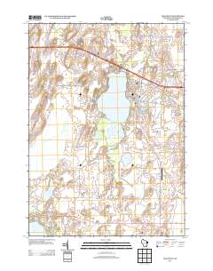 Lake Mills 2013 topographic map thumbnail